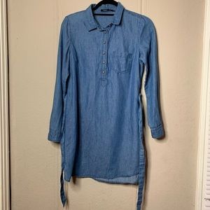 ✨ Poetry ✨ chambray long‎ sleeve top small